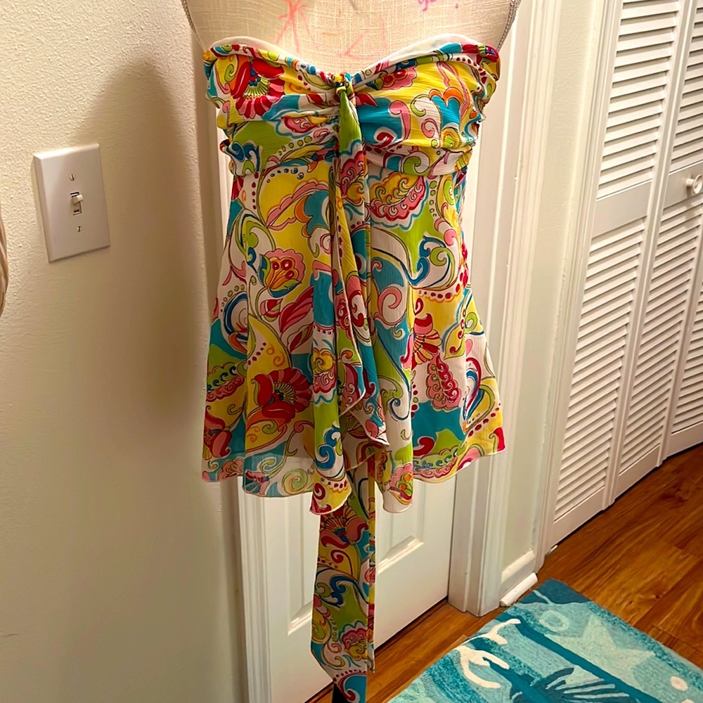 Swaui strapless top
